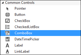 The ComboBox Tool