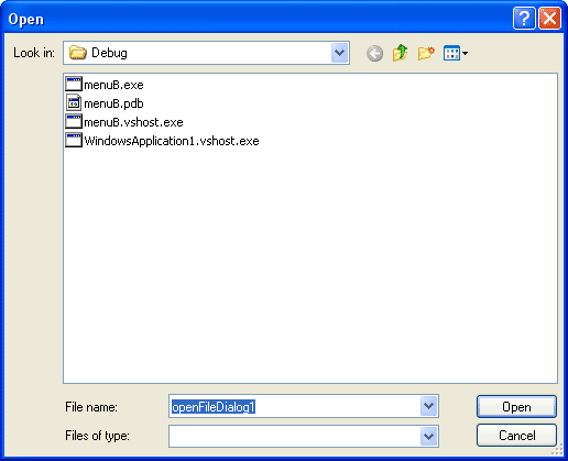 The Open Dialogue Box