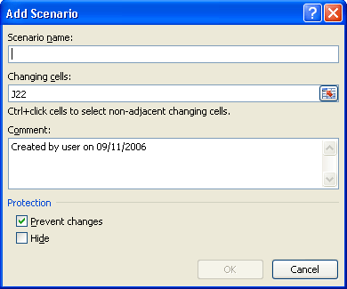 Add Scenario