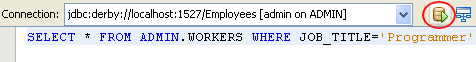Running a SQL command