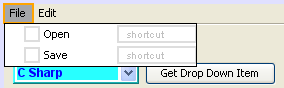 Add a Save item