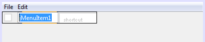 Type over the default text