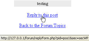 Reply hyperlink