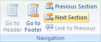 The Navigation panel in Word 2007 and Word 2010